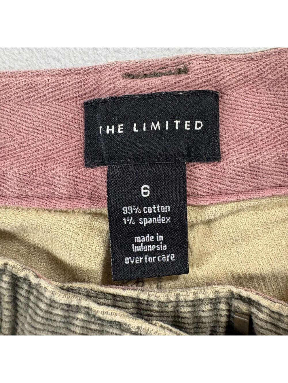Corduroy Bootcut Pants Brown The Limited Womens Size 6 Fits Like 29X31 Stretch - Picture 4 of 7